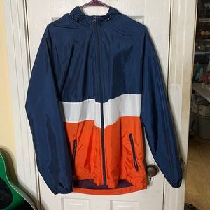 Color Blocked Wind Breaker